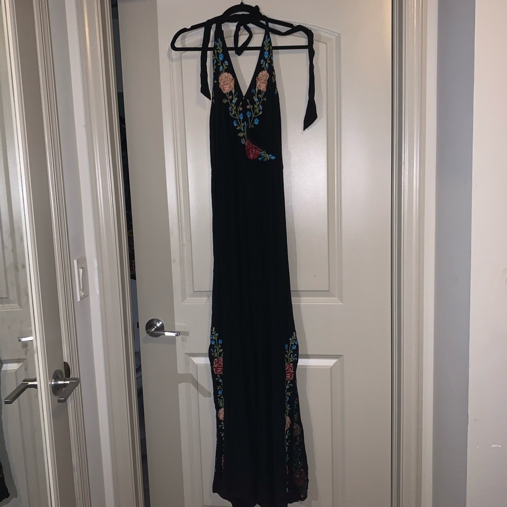 Halter neck jumpsuit